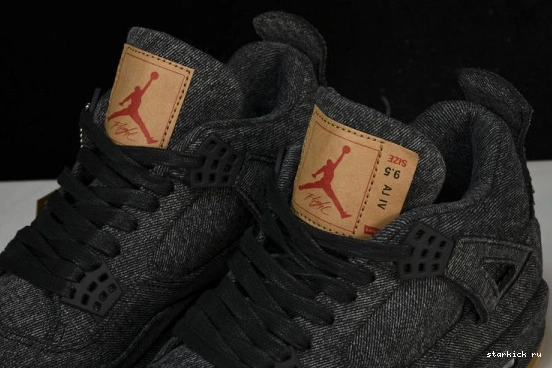 Jordan AO2571-001 4 Retro AO2571-001 Levis  - Denim Levis Air Black NRG 0804